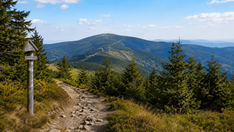 szlak na Baranią Górę